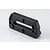 Black moulded plastic RC spare part with a central rectangular cutout and reinforced framing on a white background.