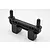 A black plastic RC rear body post mount viewed against a clean white studio background.
