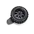 Spektrum Rugged Transmitter Wheel with Thumb Steer featuring a black rubber tyre and multi-spoke wheel against a white background.
