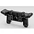 Black molded plastic front shock tower for MJX RC model, shown on a neutral background.