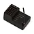 MJX RC R3B receiver unit featuring black plastic housing, pin headers, channel labels, and an attached wire antenna.