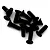 A cluster of black countersunk socket head screws shown against a plain white background.