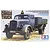 Box art for Tamiya 1/35 scale German 3 Ton 4x2 Cargo Truck model kit featuring an illustration of the truck with two soldiers in the cab.
