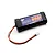 Kyosho 7.2V 1600mAh NiMH soft case battery pack with attached wires and white connector on white background.