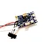 Kyosho Mini-Z 4x4 ESC and receiver circuit board with attached power switch, wires, and connectors against a white background.