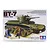 Tamiya 1/35 scale Russian BT-7 Model 1935 tank plastic model kit box art featuring an illustration of the tank and two soldiers.