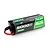 On-It RC 14.8V 5000mAh 100C 4S hard case LiPo battery pack with black and green label and power wires extending from one end.