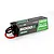 On-It RC 22.2v 5000mAh 100C 6S hard case LiPo battery with black and red looped wires against a white background.