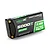 Studio product shot of an On-It RC 7.4V 5000mAh 100C 2S hard case shorty LiPo battery on a white background.