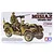 Tamiya 1/35 scale U.S. M151A2 Ford Utility Truck model kit box art featuring a military vehicle with three soldiers and a machine gun.
