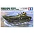 Tamiya 1/35 scale Ford GPA Amphibian model kit box art showing the vehicle driving through water with three soldiers on board.