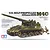 Tamiya 1/35 scale U.S. M40 155mm Self-Propelled Gun plastic model kit box art showing the assembled vehicle and crew figures.
