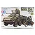 Tamiya 1/35 scale German Sd.Kfz. 234/1 Heavy Armored Car plastic model kit box art showing the vehicle and a motorcycle.