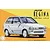 Product box art showing an illustration of a white Suzuki Alto Regina car model against a yellow and orange background.