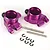 Yeah Racing Aluminium Rear Hubs (2 Degree) 2Pcs - Purple E10-007D2PP