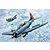 Box art illustration of two SBD Dauntless bomber aircraft flying in formation against a cloudy sky.