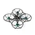 BetaFPV Meteor75 Pro FPV drone seen from an overhead studio angle showcasing its quad duct frame, flight controller, and motors.