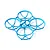 Light blue BetaFPV Meteor75 Pro II drone quadcopter frame with integrated propeller guards.