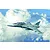 Illustration of a grey twin-seater fighter jet flying through a cloudy sky, depicting the Italeri JAS-39D Gripen model box art.
