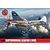 Airfix 1/48 Supermarine Seafire F.XVII model kit box art showing a fighter aircraft flying above clouds.