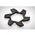 Rovan Black Aluminium Brake Disc Fin 65016B