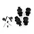 Rovan Black Aluminium Wheel Widener Set 85180B