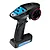 RGT T-8192A 2.4GHz 3-channel RC transmitter in black with blue control panel and steering wheel.