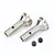 Method RC Titanium CVD Stub Axles with two grub screws against a plain white background.