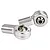 Rovan Silver Aluminium Rear Upper Suspension Arm Ball Ends 2Pcs 95108