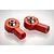 Rovan Red Aluminium Rear Upper Suspension Arm Ball Ends 2Pcs 95108A