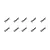 ARRMA 1mm Black Body Pins 10Pcs AR320005