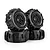 Four Pro-Line Dumont paddle tyres mounted on black split-six rims against a white background.