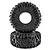 Pro-Line 2.2 inch Chisel II crawler tyres featuring an aggressive tread pattern, displayed stacked against a white background.