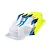 Pro-Line 1/8 scale RC truggy body shell with yellow, blue, black, and white painted design against a white background.