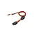 Kyosho 2 LED Light Unit featuring two clear LEDs, red and black wiring harness, and a black connector plug on a plain white background.