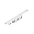 Kyosho rod set including metal threaded rods, plastic ball ends, nuts, and small hardware components on a white background.