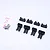 FMS 1/10 Toyota LC80 Landcruiser V2 door handle set and mounting screws on a white background