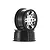 ARRMA 2.0/2.2" RAIDER Front Chrome/Black Rims 2Pcs AR510001