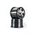 Two ARRMA RC buggy rear rims, one stacked on top of the other, featuring a black barrel and a chrome-finished star-spoke face.