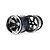 ARRMA 2.2" VORTEKS Chrome Black Rims 2Pcs AR510032