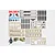 Heng Long 1/16 German King Tiger tank accessory pack featuring plastic parts, tow cables, decals, and tools on a white background.