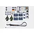 Heng Long 1/16 German Tiger I tank accessory pack including decals, tow cables, tools on a sprue, commander figures, and hatches.