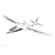 Arrows RC Prodigy 1400mm trainer RC airplane viewed from above against a plain white background.