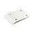 A silver aluminium roof panel for an ARRMA Raider RC car, featuring four countersunk screw holes and a slight bend.