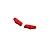 ARRMA Red Aluminium Steering Plates A 2Pcs AR340072