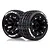 Louise 2.2" ST-Rocket Tyres on Black Spoke Rims - Glued Truck Wheels w/ Foam 2Pcs L-T3188SB