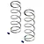 Team Durango (73gF/mm) Shock Springs 2Pcs TD330814