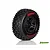 Louise 2.2/3.0" Pioneer Tyres on Black Rims - Glued Wheels 2Pcs L-T3148SBTF