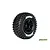 Louise 2.2/3.0" SC-Hummer Tyres on Black Rims - Glued Wheels 2Pcs L-T3224SBTR