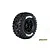 Louise 2.2/3.0" SC-UPHILL Tyres on Black Rims - Glued Wheels 2Pcs L-T3223SBTR